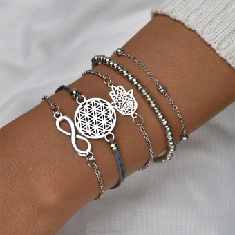 Set de 5 bracelets Porte...