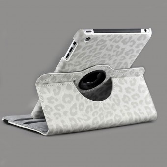 Arrière Housses pour IPAD rotatives à 360° Léopard